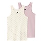 Name It Name It Kinder Topjes Meisjes NKFTANK Roze/Off-White 2-Pack