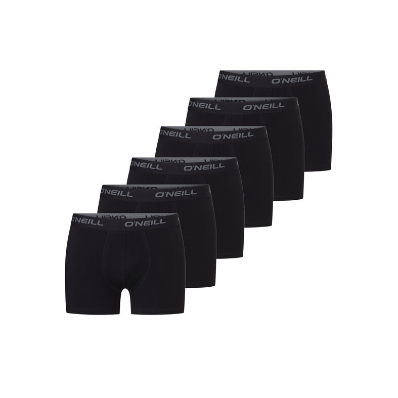 O'Neill O'Neill Men's Boxer Shorts Trunks 6-Pack Black