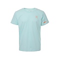 WATTS WATTS Unisex T-Shirt WATTS01 Round Neck Organic Cotton Solid Light Blue