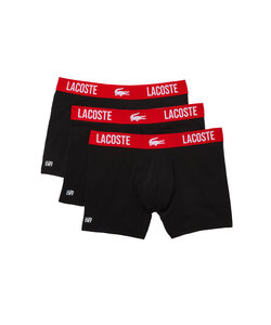 Lacoste Boxershorts Heren Microfiber Zwart 3-Pack