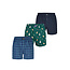 Happy Shorts Happy Shorts Wide Boxer Shorts Men's Christmas 3-Pack Checkered/Print/Plain