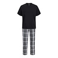 Jack & Jones Jack & Jones Men's Pyjamas Set Giftbox JACLUCA Checkered Black