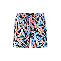 Shiwi Shiwi Men's Swim Short NICK 6" Fish Print Multicolor