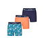 Happy Shorts Happy Shorts Men's Boxer Shorts Trunks 3-Pack Blue/Green/Orange