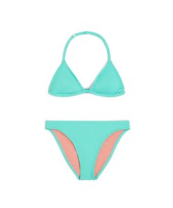 O'Neill Girls Triangle Bikini Set Turquoise