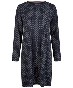 By Louise Essential Ladies Nightshirt Long Sleeve AOP Blue