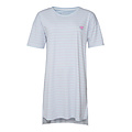 By Louise By Louise Ladies Nightshirt Short Sleeve Blue Striped