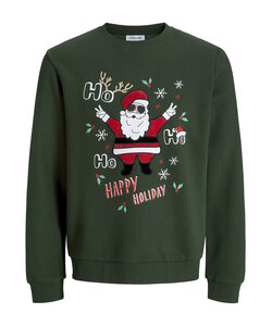 Jack & Jones Men's Christmas Sweater JJCHRISTMAS Dark Green