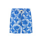 Shiwi Shiwi Heren Zwemshort MIKE 7" Gerimpelde Print Blauw/Wit