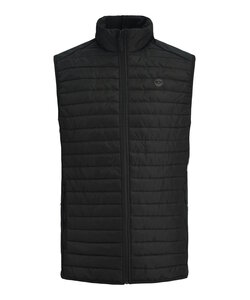 Jack & Jones Heren Bodywarmer JJEMULTI Puffer Vest Zwart