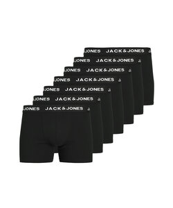 Jack & Jones Boxershorts Heren JACHUEY 7-Pack Effen Zwart