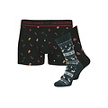 Jack & Jones Jack & Jones Men's Christmas Giftbox Socks + Boxer Shorts JACMISTLETOE Black/Dark Green