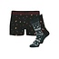Jack & Jones Jack & Jones Men's Christmas Giftbox Socks + Boxer Shorts JACMISTLETOE Black/Dark Green