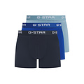 G-Star G-Star Heren Boxershorts Trunks ASH 3-Pack Blauw