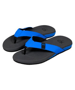 XQ Heren Teenslippers Ergonomisch Antraciet/Blauw