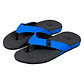 XQ Footwear XQ Heren Teenslippers Ergonomisch Antraciet/Blauw