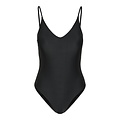 PIECES Pieces Ladies Swimsuit PCBAOMI Round Neckline Plain Black
