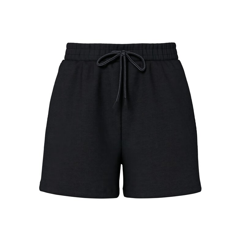 PIECES Pieces Women's Loose Shorts PCCHILLI Sweat Pants Solid Black