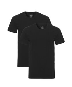 O'Neill Men's Underwear Cotton T-shirt Round Neck 2-Pack Black