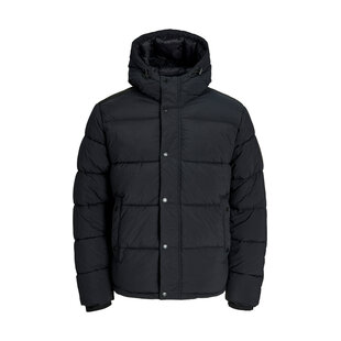 Jack & Jones Men's Winter Jacket JJEDETROIT Puffer Jacket Black