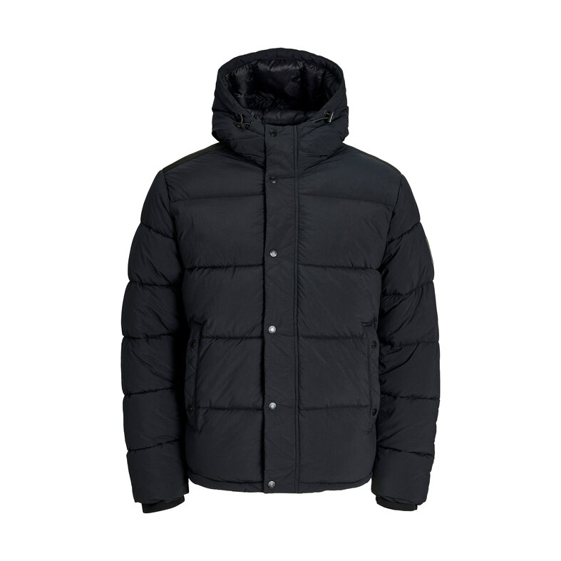 Jack & Jones Jack & Jones Men's Winter Jacket JJEDETROIT Puffer Jacket Black
