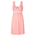 By Louise By Louise Slipdress Dames Nachthemd Met Kant Roze