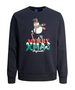 Jack & Jones Heren Kersttrui JORXMAS Donkerblauw