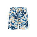 Shiwi Shiwi Heren Zwemshort MIKE 7" Gebloemde Print Blauw/Oranje