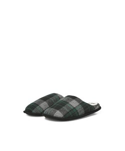 Jack & Jones Men's Slip-on Slippers JFWMURPHY Checkered Green