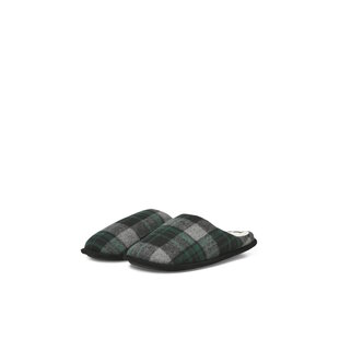 Jack & Jones Heren Instap Pantoffels JFWMURPHY Geruit Groen
