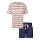 By Louise By Louise Women's Short Pajama Set Shortama Pink