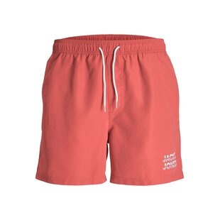 Jack & Jones Men's Swim Short JPSTKAIKO Hot Coral