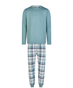 Phil & Co Men's Pyjama Set Long Checkered Green