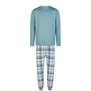 Phil & Co Men's Pyjama Set Long Checkered Green