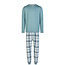 Phil & Co Phil & Co Men's Pyjama Set Long Checkered Green