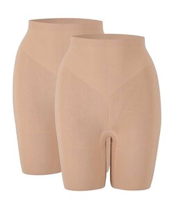 Sarlini Dames Corrigerende Shorts Naadloos 2-Pack Beige