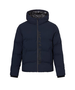 Jack & Jones Heren Winterjas JJKAITO Puffer Jacket Donkerblauw