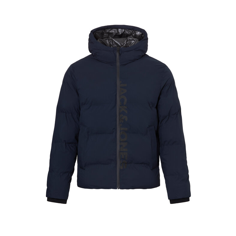 Jack & Jones Jack & Jones Men's Winter Jacket JJKAITO Puffer Jacket Dark Blue