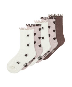 Name It Girls Socks NMFNETTI 5-Pack Print