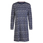 By Louise By Louise Ladies Nightshirt Long Sleeve Winter Print Blue