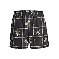 Jack & Jones Jack & Jones Men's Swim Short OCEANDAY Print Black