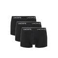 Lacoste Lacoste Heren Boxershorts Classic Trunks Zwart 3-Pack