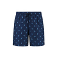 Shiwi Shiwi Men's Swim Short MIKE 7" Coral Print Dark Blue
