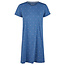 By Louise By Louise Dames Nachthemd Korte Mouw Blauw Gestipt
