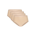 Ten Cate Ten Cate Ladies Hip Briefs Midi Organic Cotton 4-Pack Beige