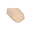 Ten Cate Ten Cate Dames Heupslip Midi Bio Katoen 4-Pack Beige
