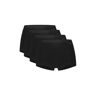 Ten Cate Dames Boxershorts Bio Katoen 4-Pack Zwart