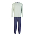Phil & Co Phil & Co Heren Pyjama Set Lang Lichtgroen