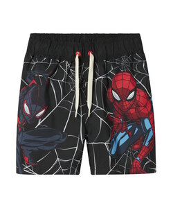 Name It Boys Long Swim Shorts NMMMAVE Spiderman Black