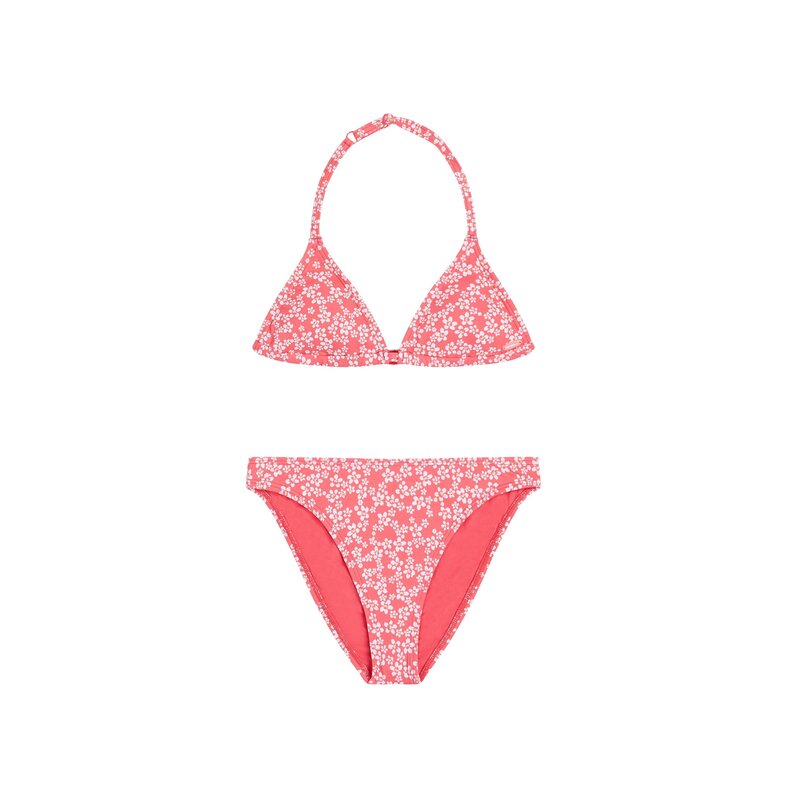 O'Neill O'Neill Girls Triangle Bikini Set Pink Floral